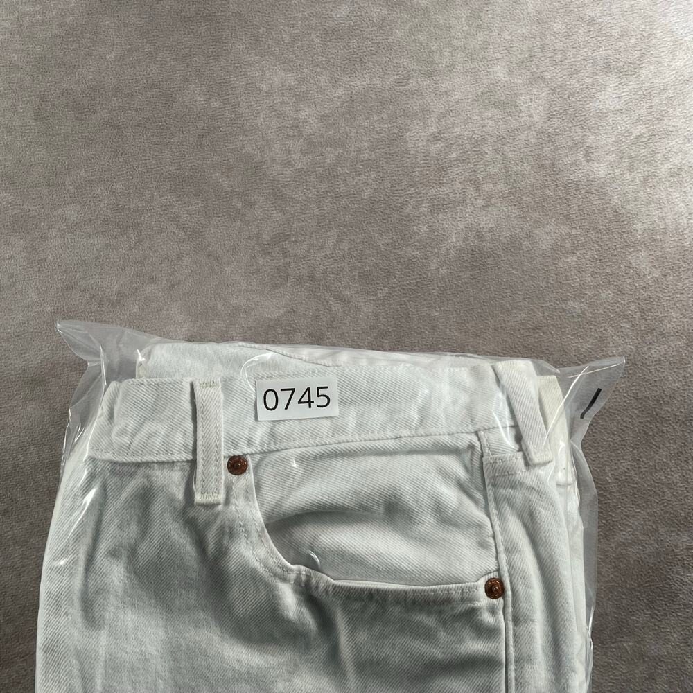 Vintage Levi’s 501 Button Fly White Denim Jeans 36x28 - Picture 8 of 8